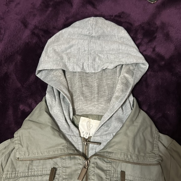 Full Tilt Army Green Aviator Jacket - Picture 9 of 16